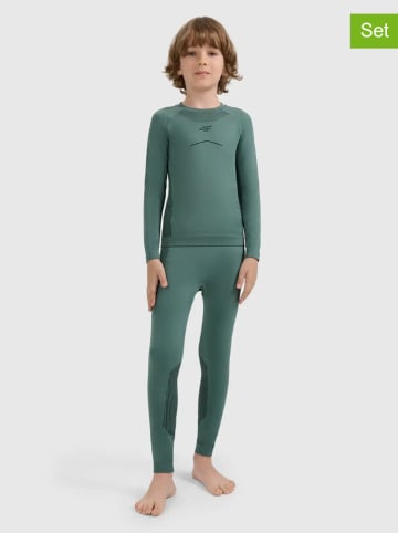 4F 2-delige thermo-ondergoed set groen