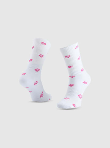 4F 3er-Set: Socken in Rosa/ Weiß