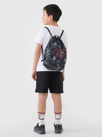 4F 3-delig set: trainingspak & sportbuidel wit/zwart