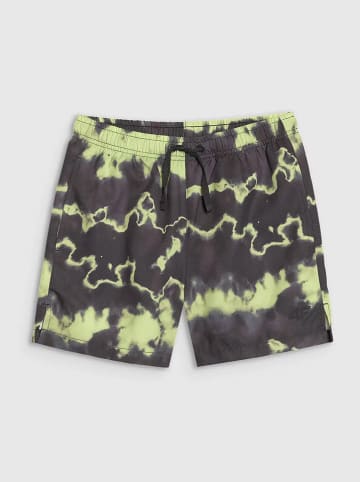 4F Badeshorts in Grau/ Gelb