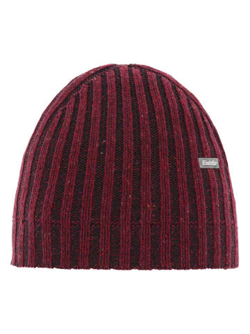 Eisbär Mütze "Brit" in Rot/ Schwarz