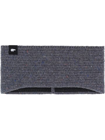 Eisbär Stirnband in Grau/ Bunt