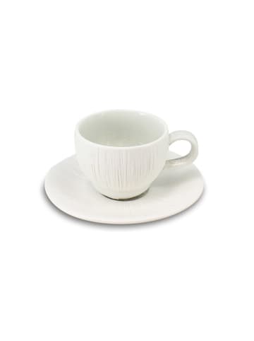 Ogo Living 6-delige set: koffiekoppen "Urus" wit - 90 ml
