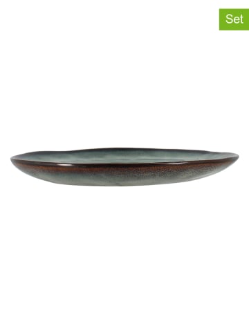 Ogo Living Talerzyki deserowe (6 szt.) "Grenada" w kolorze zielonym - Ø 20,5 cm