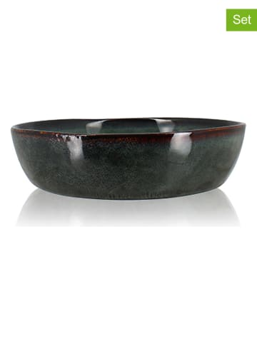 Ogo Living 4er-Set: Schalen "Grenada" in Grün - Ø 20 cm