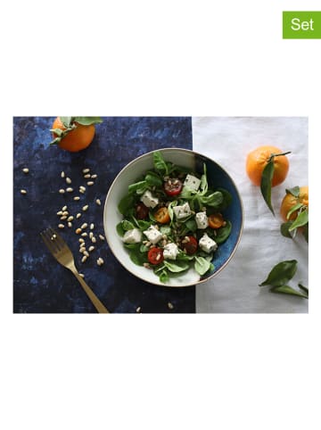 Ogo Living 6-delige set: kommen "Katanga" naturel - Ø 20 cm