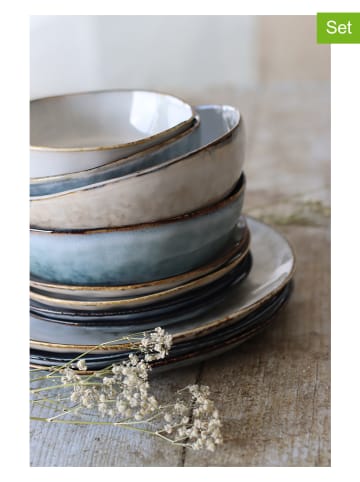 Ogo Living 6-delige set: kommen "Aronal" lichtblauw - Ø 16 cm