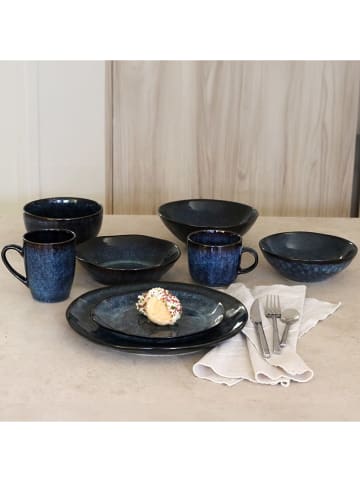 Ogo Living 6er-Set: Schalen "Costa" in Blau/ Grau - (H)4,5 x Ø 19,5 cm