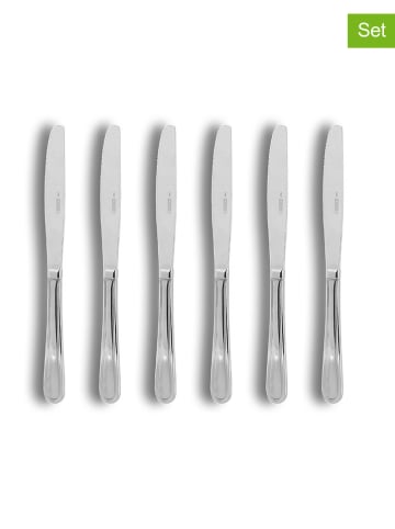 Ogo Living 6er-Set: Edelstahl-Dessertmesser "Filla" - (L)20 cm