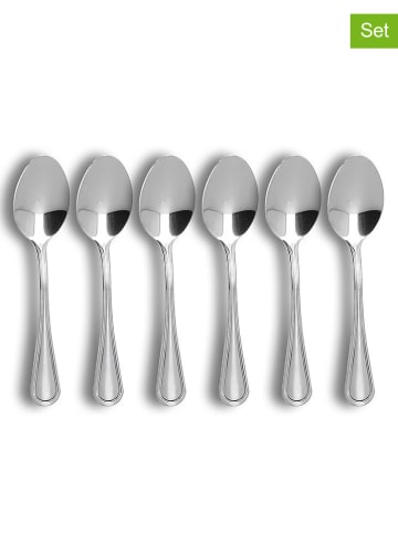 Ogo Living 6-delige set: roestvrijstalen koffielepels "Filla" - (L)14 cm