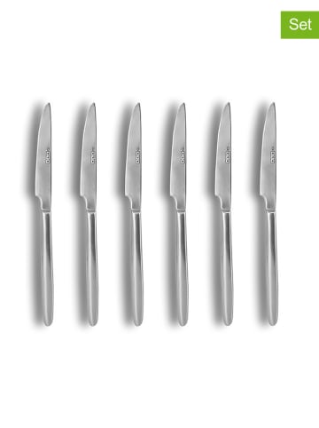 Ogo Living 6-delige set: roestvrijstalen dinermessen "Athena" - (L)23 cm
