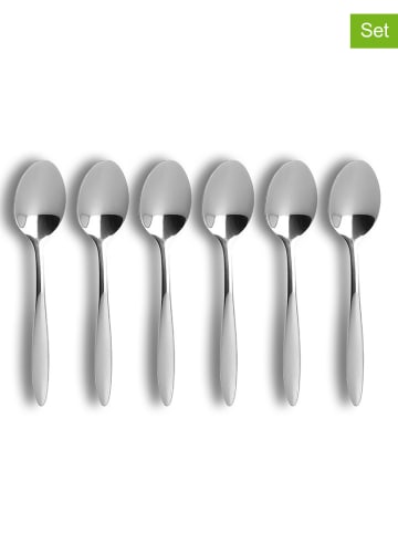 Ogo Living 6-delige set: roestvrijstalen koffielepels "Athena" - (L)14 cm