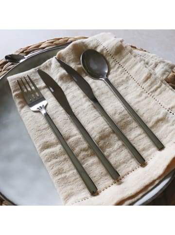 Ogo Living 6-delige set: roestvrijstalen dinervorken "Nature" - (L)19,5 cm