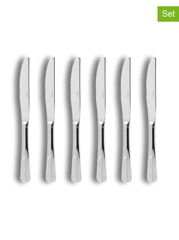 Ogo Living 6er-Set: Edelstahl-Steakmesser "Ares" - (L)20,5 cm