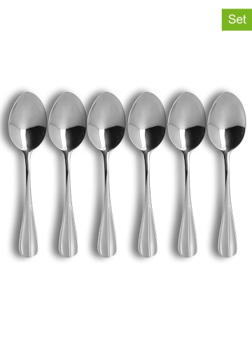 Ogo Living 6-delige set: roestvrijstalen dinerlepels "Ares" - (L)20,5 cm