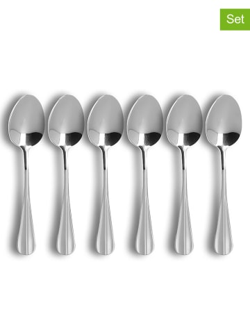 Ogo Living 6er-Set: Edelstahl-Dessertlöffel "Ares" - (L)18,5 cm