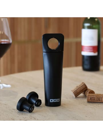 Ogo Living 3tlg. Wein-Set in Schwarz