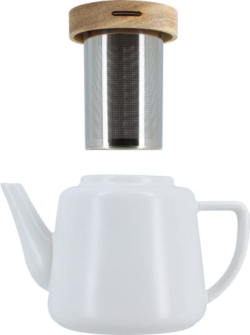 Ogo Living Teekanne "Enzo" in Weiß - 680 ml
