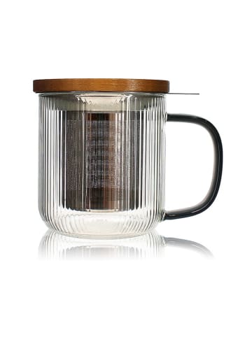 Ogo Living Theekop transparant/grijs - 300 ml