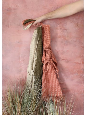 Ogo Living Fartuch kuchenny w kolorze beżowym - dł. 80 cm