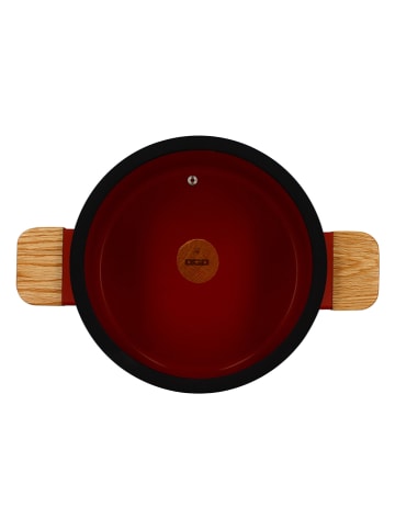 Ogo Living 2tlg. Topf-Set "Ector" in Rot - Ø 24 cm
