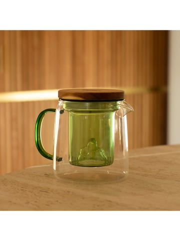 Ogo Living Theepot transparant/groen