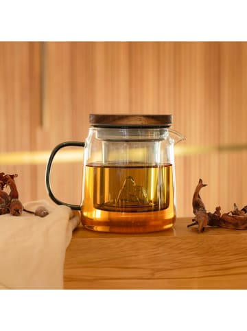 Ogo Living Teekanne in Transparent/ Grün