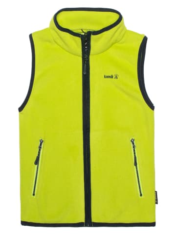 Kamik Fleece bodywarmer "Phoen" limoengroen