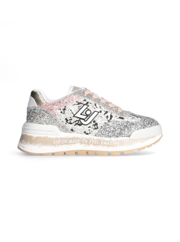 Liu Jo Sneakersy w kolorze srebrno-jasnoróżowo-czarnym
