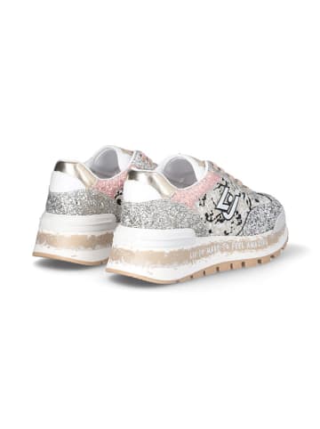 Liu Jo Sneakers in Schwarz/ Rosa/ Silber