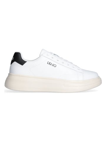 Liu Jo Leren sneakers wit/zwart