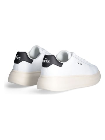Liu Jo Leren sneakers wit/zwart