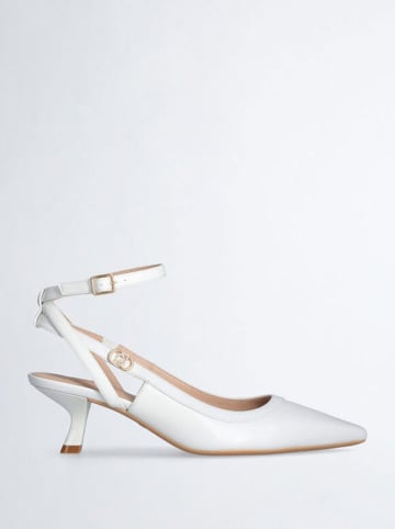 Liu Jo Leren slingpumps wit