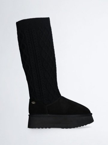Liu Jo Leder-Stiefel "Jane" in Schwarz