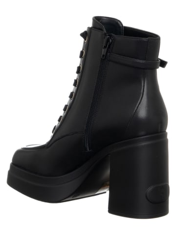 Liu Jo Leder-Boots in Schwarz