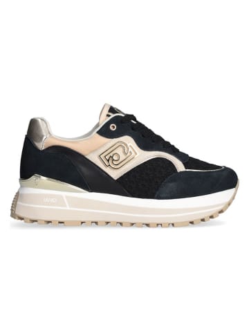 Liu Jo Leren sneakers zwart/beige