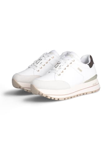 Liu Jo Skórzane sneakersy w kolorze białym