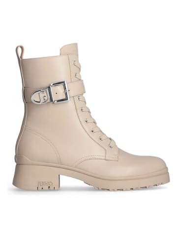 Liu Jo Leren boots beige