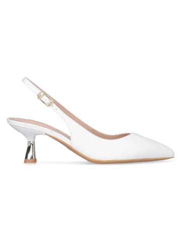 Liu Jo Leder-Slingpumps in Weiß