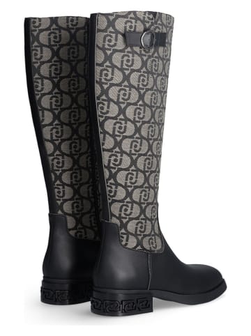 Liu Jo Stiefel in Schwarz/ Beige