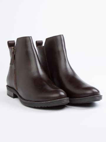 JOLANA & FENENA Leder-Boots in Braun