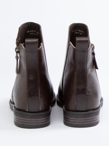 JOLANA & FENENA Leder-Boots in Braun