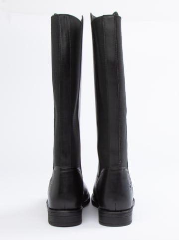 JOLANA & FENENA Leder-Stiefel in Schwarz