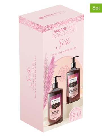 Argani Care 2tlg. Haarpflege-Set "Duo Box - Silk"