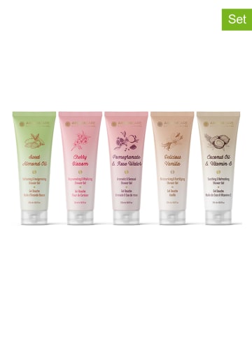 Argani Care 5er-Set: Duschgele, je 250 ml