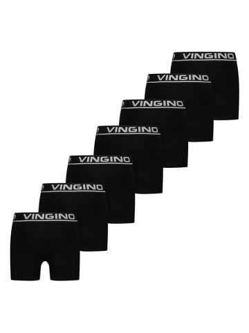 Vingino 7er-Set: Boxershorts in Schwarz