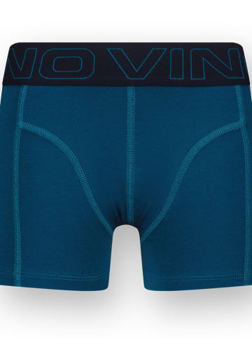 Vingino 4-delige set: boxershorts donkerblauw/turquoise