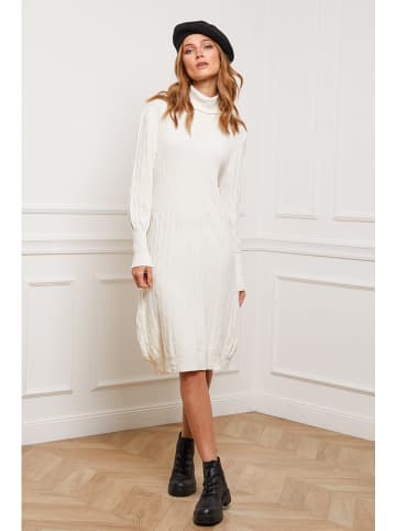 Joséfine Strickkleid "Eclose" in Creme