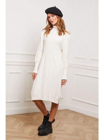 Joséfine Strickkleid "Eclose" in Creme