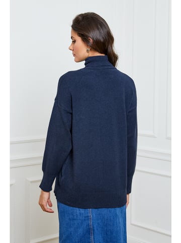 Joséfine Rollkragenpullover "Elona" in Dunkelblau